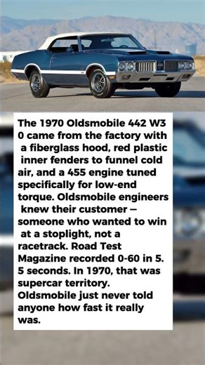 Oldsmobile's Most Dangerous Street Car Ever