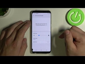 How to Open Display Settings in SAMSUNG Galaxy S8 - Find &...