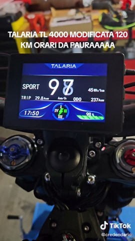 Talaria TL 4000 Modificata: 120 km/h da Paura!
