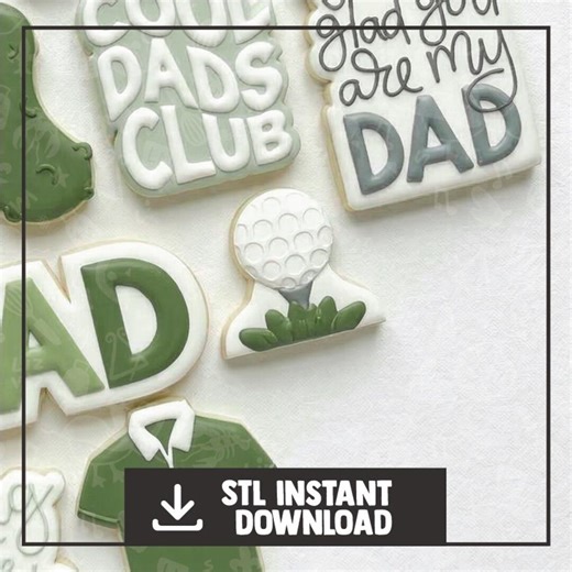 Golf Ball Cookie Cutter STL Instant Download - Etsy