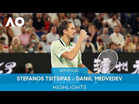 Stefanos Tsitsipas v Daniil Medvedev Highlights (SF) | Australian Open 2022