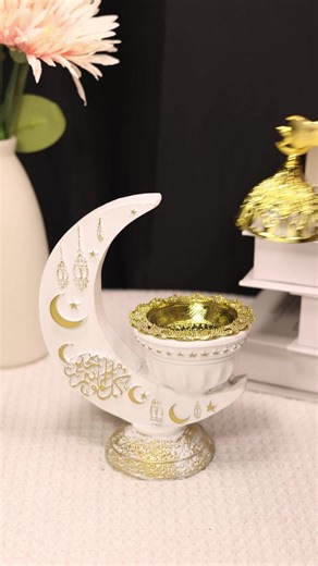 Crescent Moon Design Incense Burner for Aromatherapy