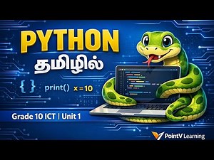 Python Programming Tamil Tutorial | Grade 10 Unit 1 | Full Lesson