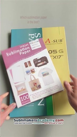 What is the best sublimation paper? Find out in this comparison print test.