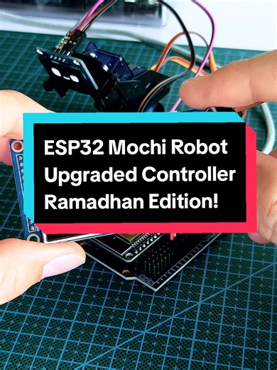 ESP32 Mochi Robot Upgraded Controller. Ramadhan Edition! #ESP32 #MiniRobot #DasaiMochi #PrayerTimes #WeatherStation