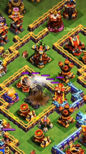 clash of clans 10 Lightning spell power 🤯😱🔥#clashofclans #gaming #video #attacks #strategy