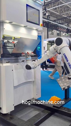 HOGI The Latest configuration for collaborative robot automated metal sheet bending #robotic #robot