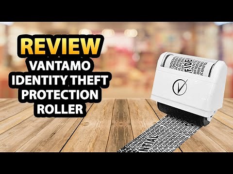 Vantamo Identity Theft Protection Roller Stamps from Amazon ✅ Review