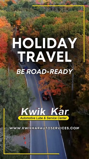 The Holidays are in full swing! Make sure your vehicle is prepared to travel the road a head. 1. Inspect Your Tire Pressure: Improper tire inflation is the leading cause of premature tire replacement and blowouts on the road. 2. Have Your Oil Changed: Starting your trip with fresh oil can help with engine lubrication on a long drive, Improve gas mileage, and reduce greenhouse gas emissions while on the road. 3. Get Your Tires Rotated: Extend the life of your tire by preventing uneven wear, and g