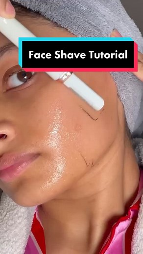 Full Face Shaving Tutorial - Step by Step Dermaplaning at Home