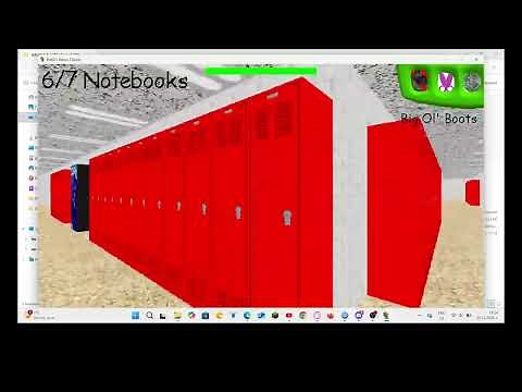 I win Baldi's Basics with haks. Download link is down below.