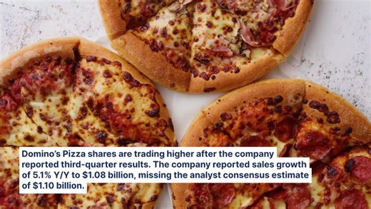 Domino's Reports Mixed Q3, Scales Back Growth Expectations For 2024 As Economic Headwinds Bite