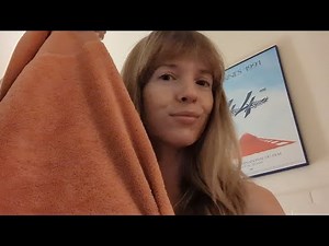 ASMR Massage with Towel (Intense Torso Work! Fabric Sounds)