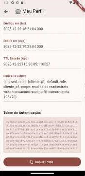 Bank123: Protótipo de App Bancário Seguro em Flutter (TCC Segurança Cibernética) #app #direito