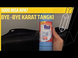 HANYA DENGAN 5000 RUPIAH BISA HILANGKAN KARAT DI TANGKI MOTOR #ihsanvlog