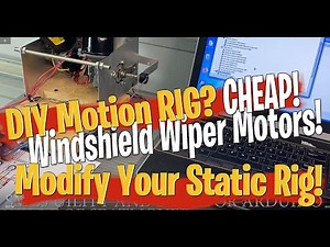 DIY SEATMOVER - Windshield Wiper motors Arduino IBT-2 Simtools MOD your static SIM RIG with Motion!
