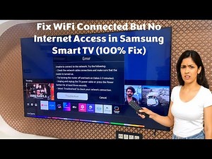 Fix WiFi Connected But No Internet Access in Samsung Smart TV (100% Fix)