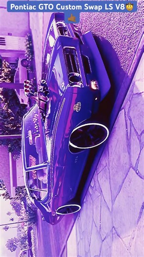 Pontiac GTO Custom Swap LS V8🤠🤙🏾 #shortvideo #thecrewmotorfest #pontiacgto #shorts #gm