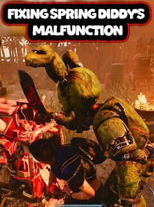 FIXING SPRING DIDDY'S MALFUNCTION #dbdspringtrap #dbdclips #dbdblastmine