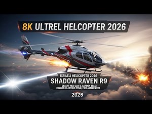 “Shadow Raven R9 (2026) – Israel’s Futuristic Stealth Combat Helicopter Revealed”