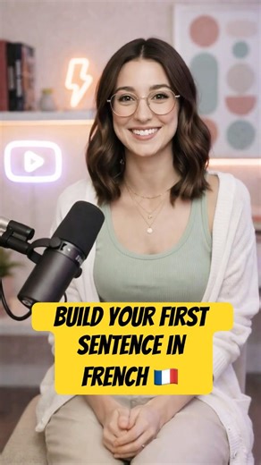 Build Your First French Sentence 🇫🇷 | Day 1 #LearnFrench #FrenchLanguage#FLE #french #Francais