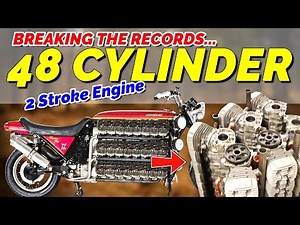 This bike use 2 stroke, 48-Cylinder Engine to achieve incredible power...