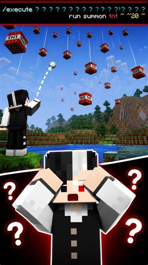 🥵🔥😈Throw a Snowball to Spawn TNT Rain 💣☄️ | Minecraft Command Block Trick