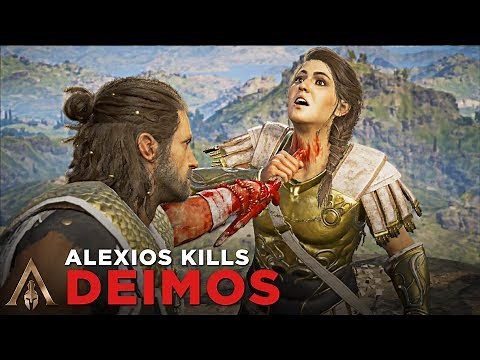 Alexios Kills Deimos (Boss Finale/Brutal Death Scene) - Assassin's Creed Odyssey