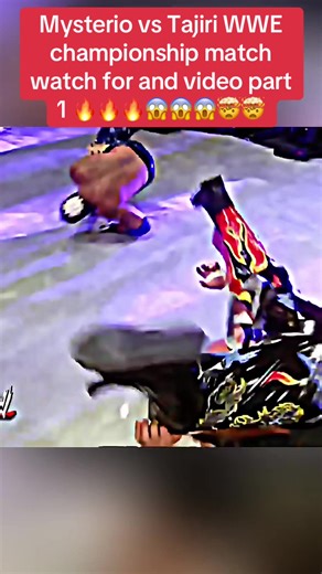 Mysterio vs Tajiri WWE championship match watch for and video part 1 🔥🔥🔥😱😱😱🤯🤯 #wwe