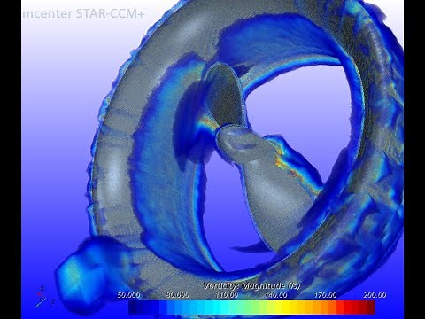 Marine propeller simulation with duct in STAR CCM+