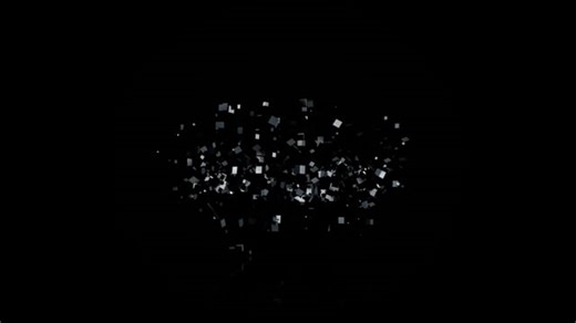 Exclusive Video, Motion Graphics, Cubes. Free Stock Video