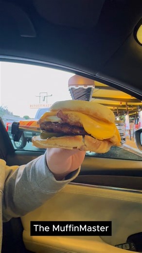The MuffinMaster is back! A classic Burgermaster breakfast favorite made with sausage, cage-free egg, and American cheese on a toasted English muffin. Now available at our Bellevue location, 7–10am daily. Looking to ease the morning commute? You can order ahead in the app and grab breakfast on the go. #Burgermaster #BurgermasterBreakfast #SeattleEats #BellevueEats #PNWFood | Burgermaster