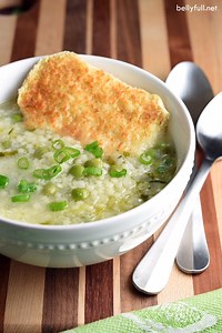 Spring Onion and Pea Soup