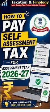 How to Pay Self Assessment Tax for AY 2026-27 | Step-by-Step Guide on Income Tax Portal