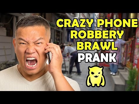 Crazy Phone Robbery Brawl - Ownage Pranks