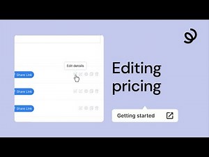 How to edit product pricing