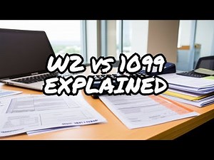 The difference between W2 and 1099 forms
