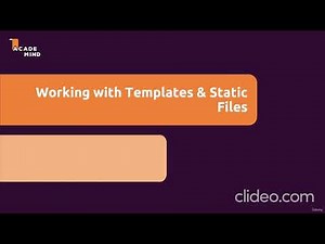 Templates & Static Files | Python Django - The Practical Guide