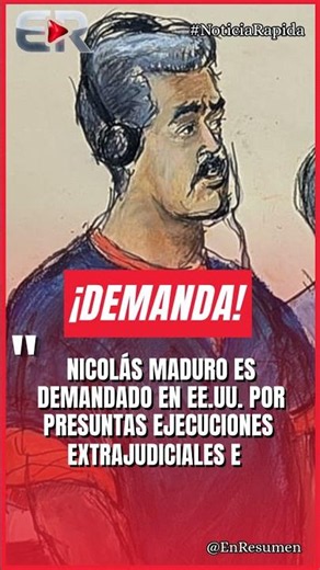 MADURO SUED IN THE UNITED STATES #BreakingNews #shorts