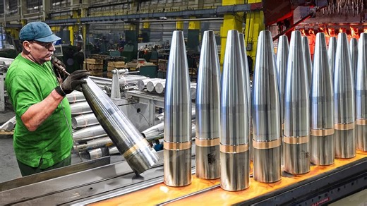 Tour Inside US Factory Producing Explosive Projectiles