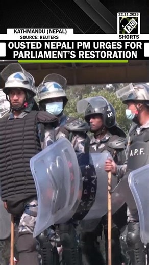 Ousted Nepali PM KP Sharma Oli holds a public rally, urges restoration of dissolved parliament