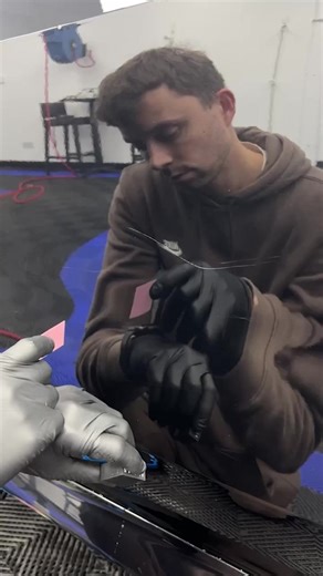 how to guide on how i removed this scratch #detailing #scratchfix #howto #watchandlearn #detailing | TMD Detailing