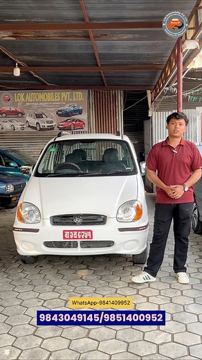 6.6K views · 56 reactions | Urgent sell 9741803929/9841409952/9843049135Santro full option 2000 model ,features,4 power windows,power steering,Ac heater,ekdam fresh conditionma chha., if serious buyer direct contact us 9851400952/9841409952/ #reelviral #goviral #lokautomobiles @lok automobiles | Lok Automobiles Pvt.Ltd | Facebook