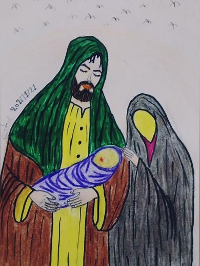 بعد يوم واحد على مولد سيد كربلاء عزيز امه