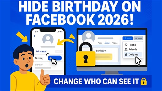 Want more control over who sees your birthday on Facebook?  This...