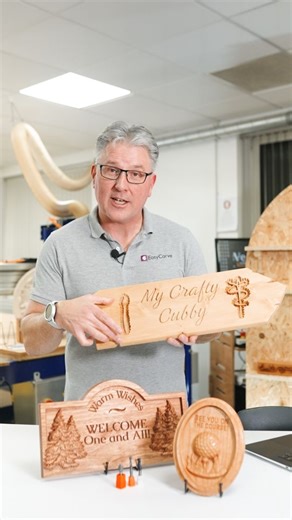 Vectric on Instagram: "We made three completely different gifts to show just how versatile the new We made three completely different gifts to show just how versatile the new EasyCarve features really are 🎁✨ ✔️ Rotating + positioning models for perfect alignment ✔️ Text on a curve, text in a box, and beautiful VCarving ✔️ Dropping 3D models into regions for clean, customised layouts Each project cut beautifully and every one was fully personalised using EasyCarve’s latest tools. 🎥 Want to see