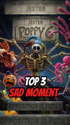 Poppy Playtime Chapter 5 Top 3 Sad Moments Mystry 😱 #shorts