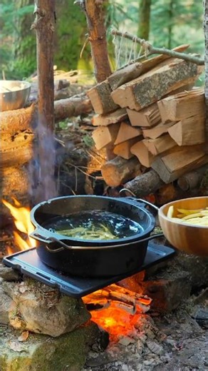Primitiv Steak & Crispy Fries Over Fire Sounds INSANE 🔥🥩 🍟