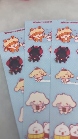 Aniteez in Winter Wonderland Deco Sticker Sheets - Etsy