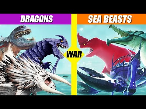 How To Train Your Dragon vs Sea Beast Turf War | SPORE